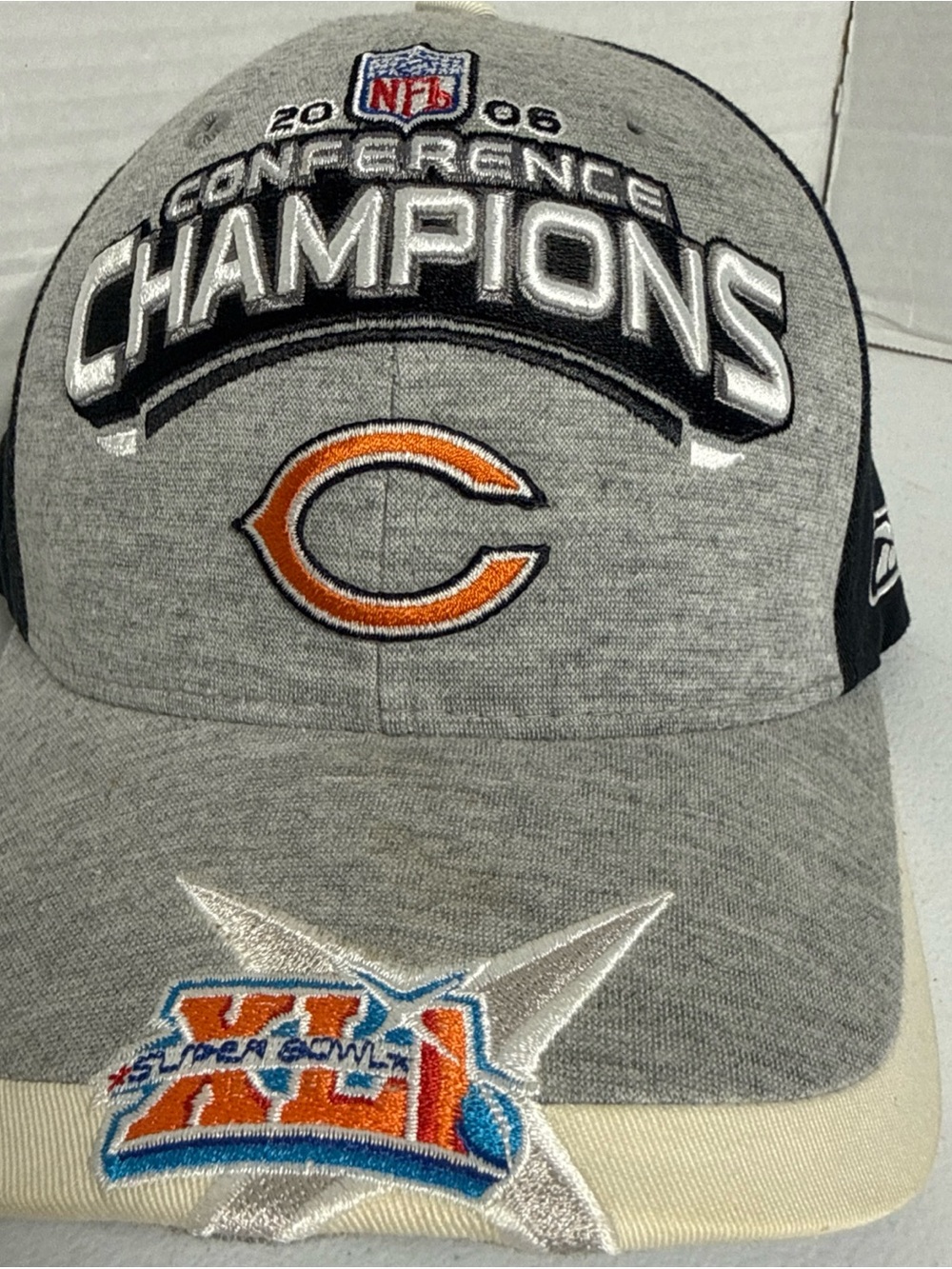 NFL Chicago Bears Gray and Orange Conference Champions Hat